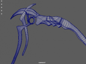 golden scythe Modelo 3D