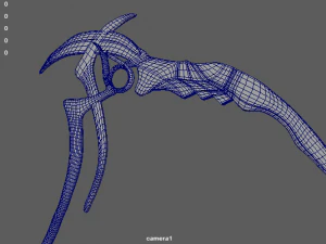 golden scythe 3D Model