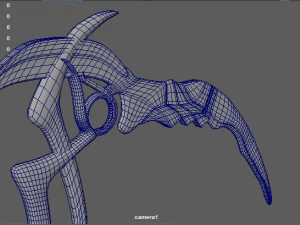 golden scythe 3D Model