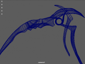 golden scythe Modelo 3D