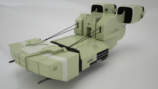 ragnarok battleship 3D Модель .c4d .max .obj .3ds .fbx .stl .blend 