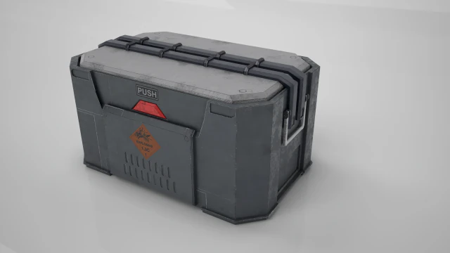 military box 3D Model .c4d .max .obj .3ds .fbx .stl .blend