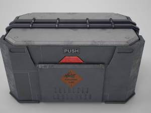 military box 3D Модель