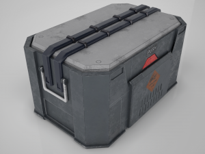 military box 3D Модель