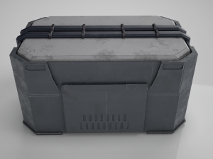 military box 3D Модель