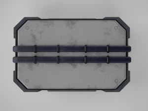 military box 3D Модель