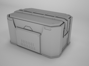 military box 3D Модель