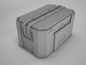 military box 3D Модель
