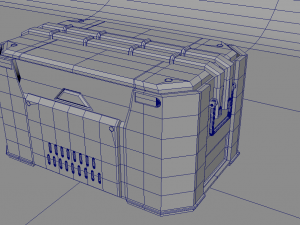 military box 3D Модель