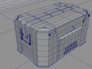 military box 3D Модель