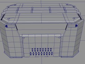 military box 3D Модель