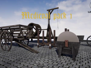 मध्ययुगीन पैक 1 3D मॉडल