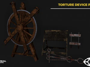 pacchetto di dispositivi di tortura Modello 3D