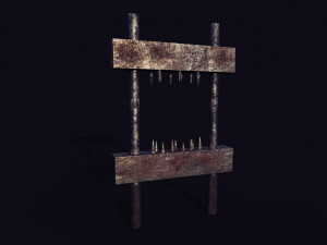 torture devices pack Modello 3D