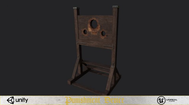 medieval punishment device 3D Model .c4d .max .obj .3ds .fbx .stl .blend 
