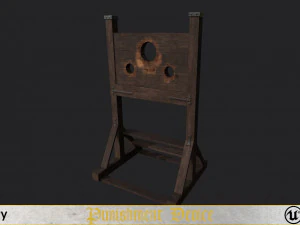중세의 처벌 장치 3D 모델