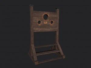 medieval punishment device 3D Model