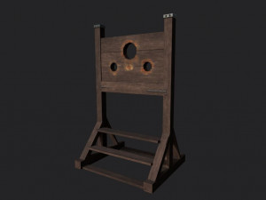 medieval punishment device 3D Model