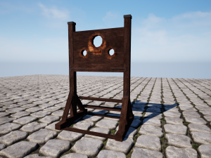 medieval punishment device 3D Model