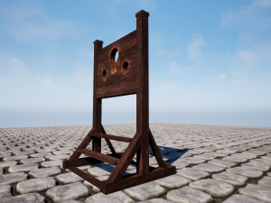 medieval punishment device 3D Model