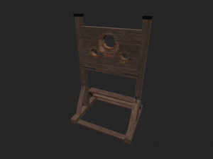 medieval punishment device 3D Model