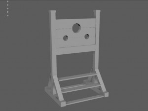 medieval punishment device 3D Model