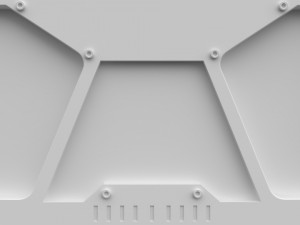 scifi wall panels vol 1 3Dモデル
