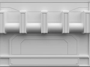scifi wall panels vol 1 3D Model