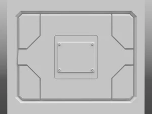 scifi wall panels vol 1 3D Model