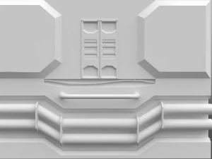 scifi wall panels vol 1 3D Model