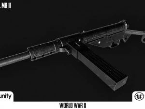 斯登MK II 3D 模型