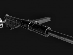 sten mk ii 3D Model