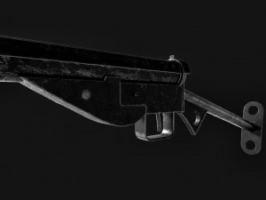 sten mk ii 3D Model