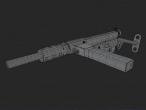 sten mk ii 3D Model