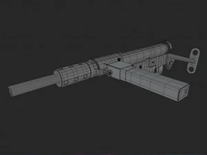 sten mk ii 3D Model