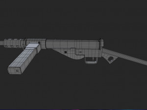 sten mk ii 3D Model