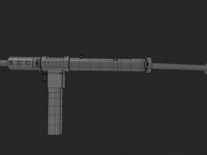 sten mk ii 3D Model