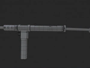 sten mk ii 3D Model