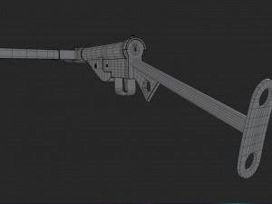 sten mk ii 3D Model