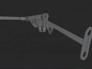 sten mk ii 3D Model