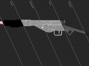 sten mk ii 3D Model