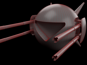 striker drone 3D 모델