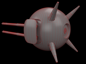 striker drone 3D 모델