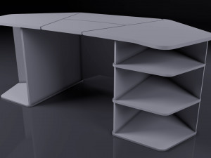 scifi furniture pack 3D Model