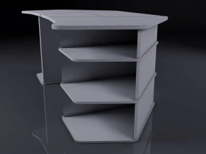 scifi furniture pack 3D Model