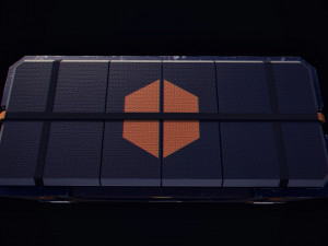 scifi cargo box Modèle 3D