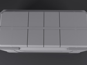 scifi cargo box Modèle 3D