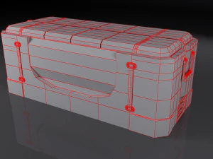 SciFi-Frachtbox 3D Modell