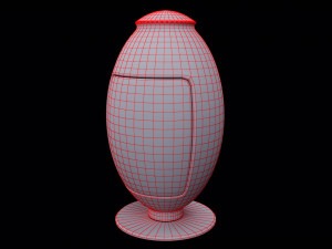 scifi trash can Modèle 3D