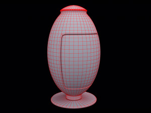 scifi trash can Modèle 3D